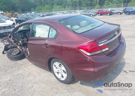 2015 Honda Civic Lx из США, поврежденный, VIN 19XFB2F53FE226911